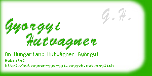 gyorgyi hutvagner business card
